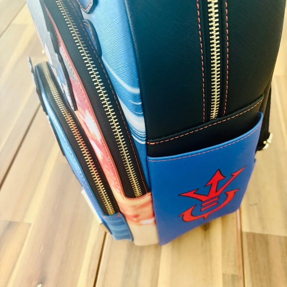 Dragonball Z x Loungefly collab - triple pocket mini backpack NWT - Picture 3 of 5